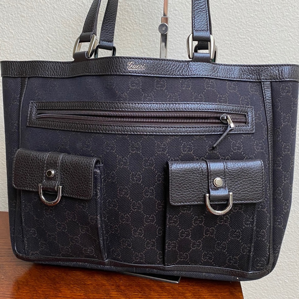 Gucci Dark Brown Abbey Tote - Picture 2 of 15